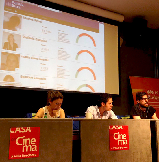 La presentazione di Politic Buzz alla #SMWRME