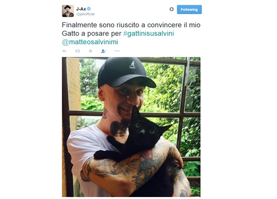 #GattiniSuSalvini: il tweet di J-Ax 
