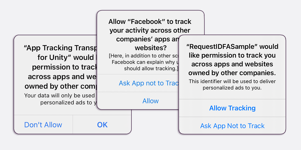 Allow Tracking iOS14 e privacy
